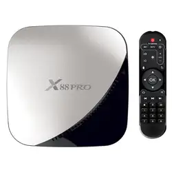 X88 pro Android 9,0 Smart tv Box 4G 64G Rockchip RK3318 4 ядра 2,4G & 5G Wifi 4 K HDR телеприставка USB 3,0 Поддержка 3D фильм Отт коробка