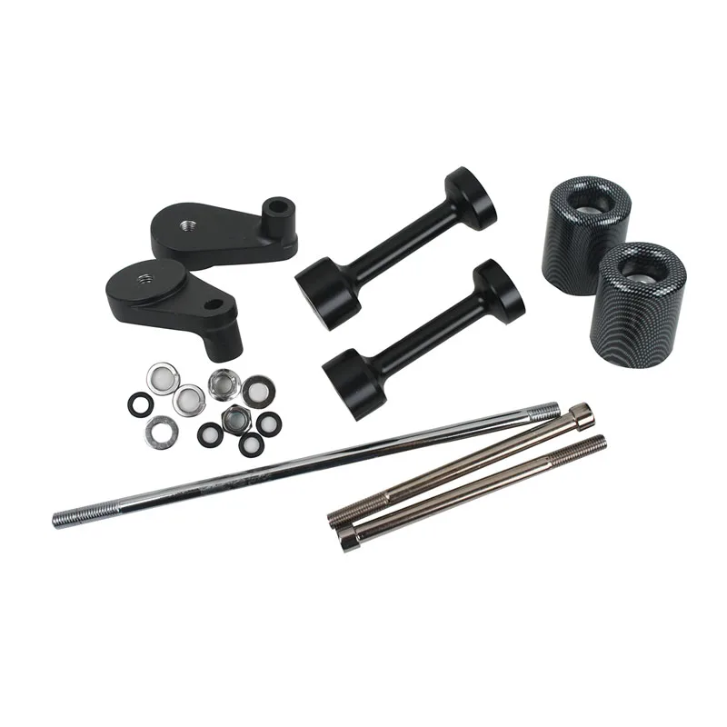 No Cut Frame Slider para 2008/ 2009/ 2010/ / 2013/ Kawasaki 250/ Ninja 250R EX250/ carbono