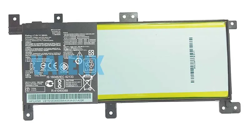 OEM C21N1509 Аккумулятор для ноутбука asus X556U X556UA X556UB X556UJ X556UQ X556UV 7,6 V