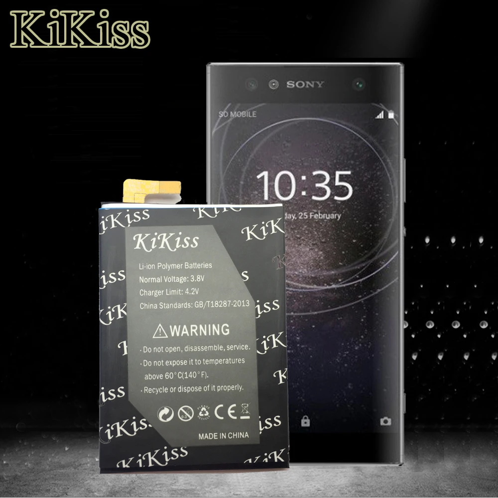 

KiKiss 3430mAh LIP1653ERPC Li-polymer Battery For Sony Xperia XA2 Ultra G3421 G3412 / XA1 Plus Dual H4213 Mobile Phone Batterie