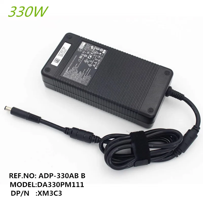 

NEW 330W 19.5V 16.9A Adapter for Dell Alienware M18X R1 R2 R3 XM3C3 DA330PM111 ADP-330AB B 7.4*5.0mm