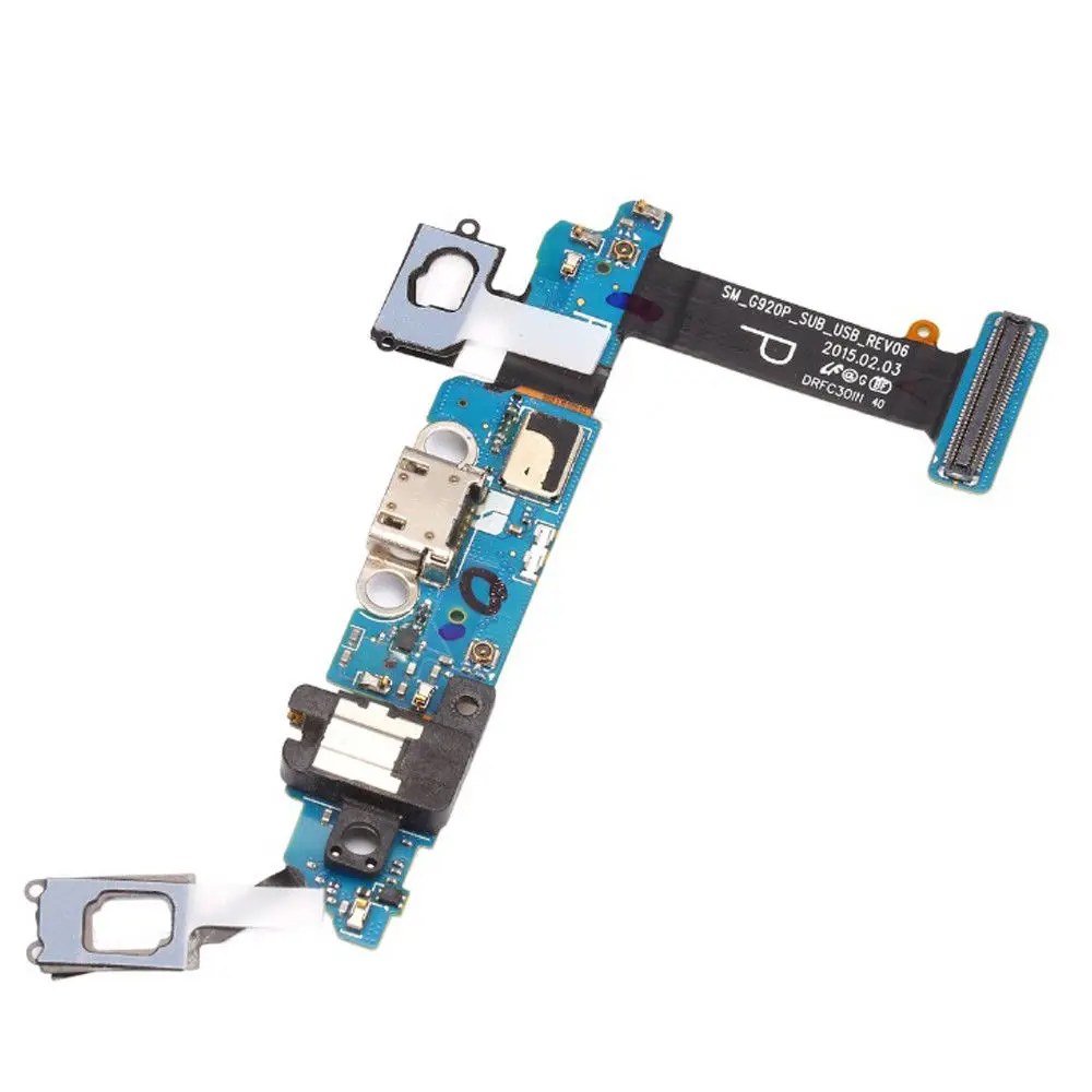 USB зарядное устройство зарядный порт разъем гибкий кабель для Samsung Galaxy S6 G920P Sprint