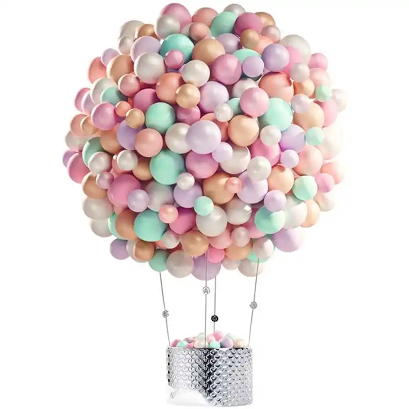 baby girl confetti balloons