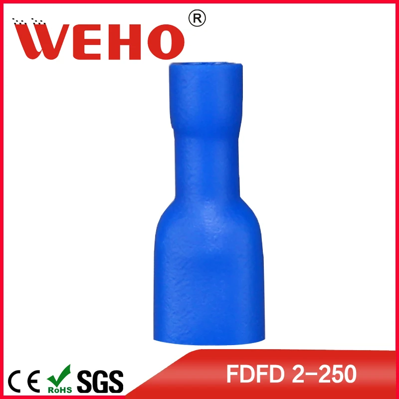 FDFD2 250 1000pcs/pack free shipping FDFD Factory Solder Sleeve female