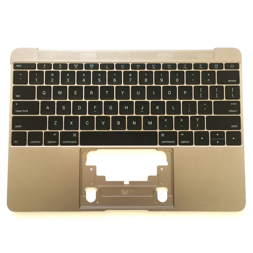 

Genuine 98% New Grey US A1534 Keyboard Topcase with backlight 613-01195-A for MacBook 12" 2015