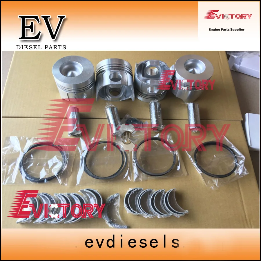 For yanmar engine 4TN82E 4TNE82 4D82E piston +piston ring full gasket