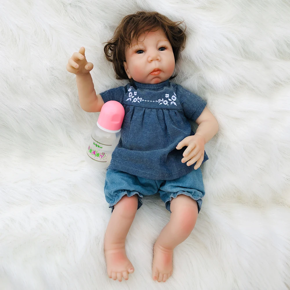 Милая Кукла reborn baby girl 18 &quot46 см l. o. l силиконовая детская кукла реборн игрушки для