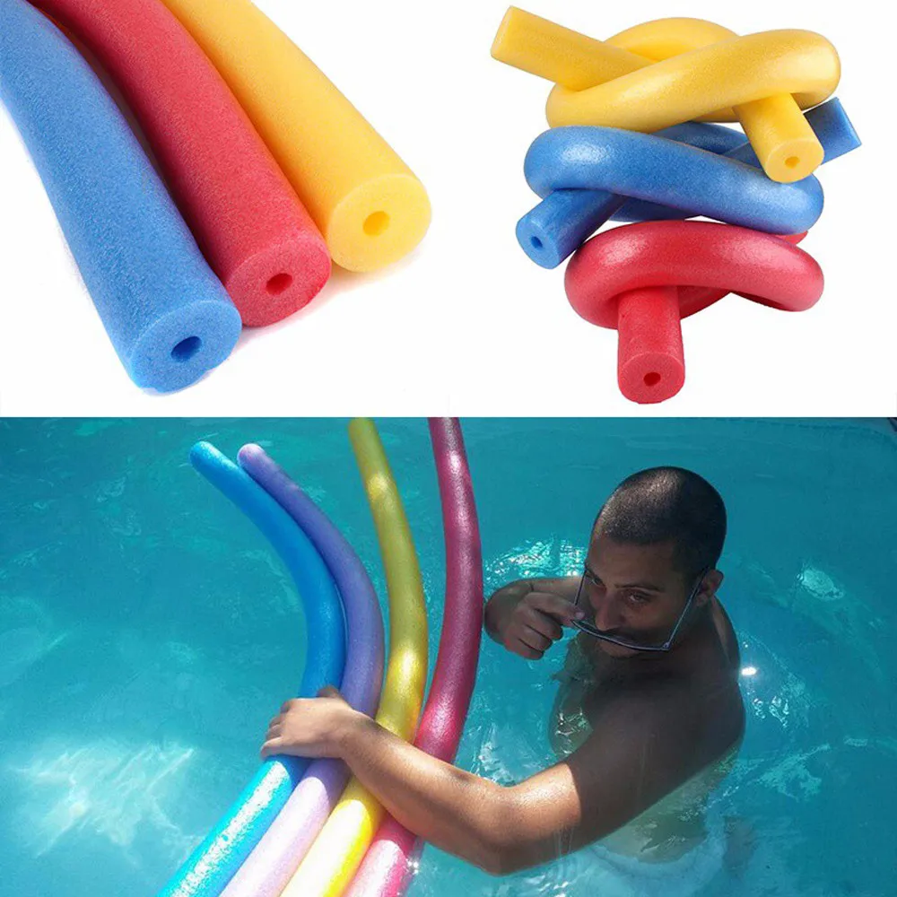 Цветные плавательные кольца плавучие палочки Бассейн Лапша воды гибкие учатся Плавающие Надувные воды поплавок полый дропшиппинг
