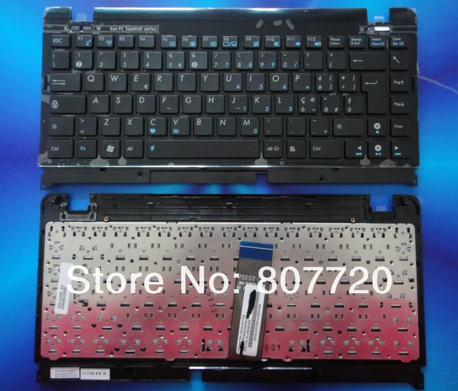 Совершенно новая клавиатура черная Италия 04GOA2H2KIT00-3, 9J. N2K82.80E. для ASUS Eee PC 1215 P 1215N 1215 T 1215B