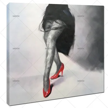 

New Arrivals! Pure Hand Painted Art Sexy Girl Beautiful leg Oil Pinaintg Wall Art Pictures For Bedroom Decor