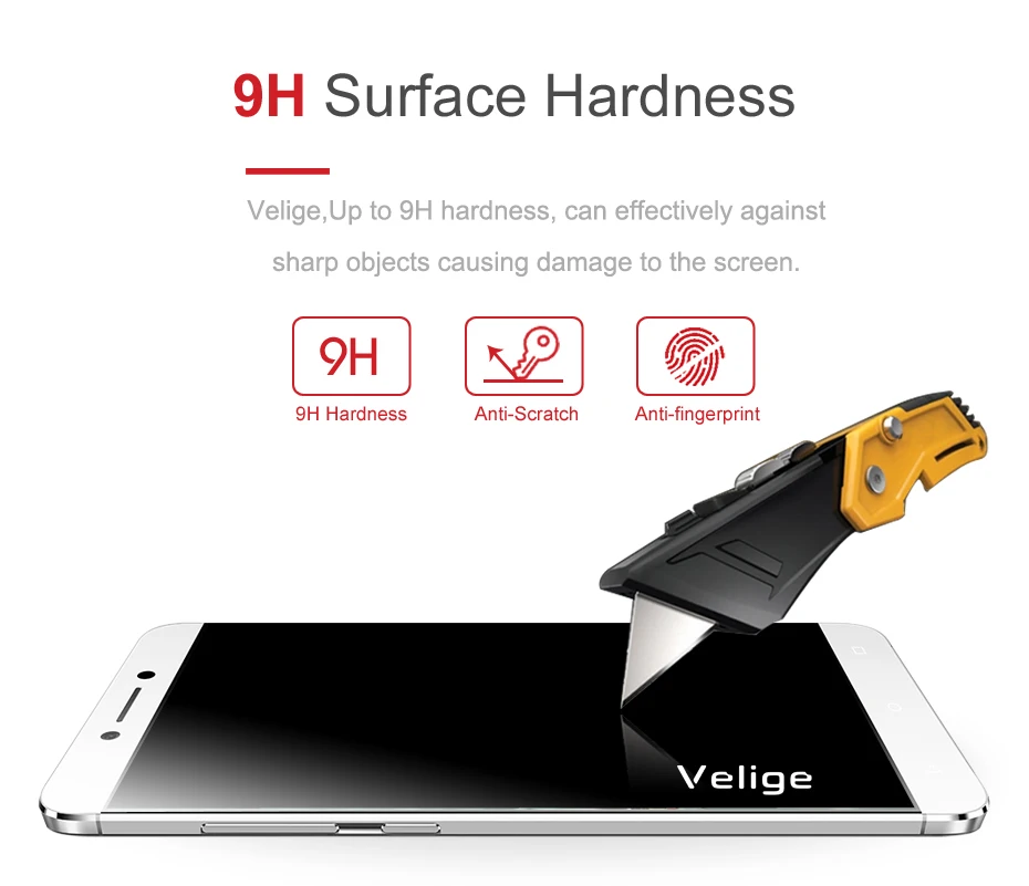 Velige 2.5D Tempered Glass for Letv Leeco le 2 pro le2 X620 X520 X527 Screen Protector 0.3mm Toughened Guard Glass Film (10)