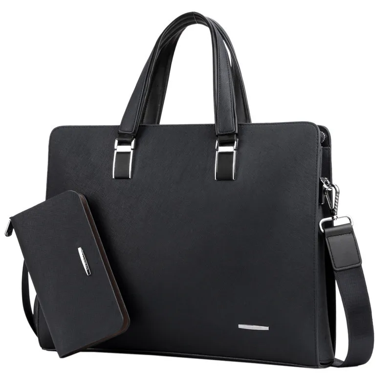 

Fashion Casual Men's Business Handbag Cross-section Messenger Briefcase Large Capacity Customized Men's Shoulder Briefcase Bag