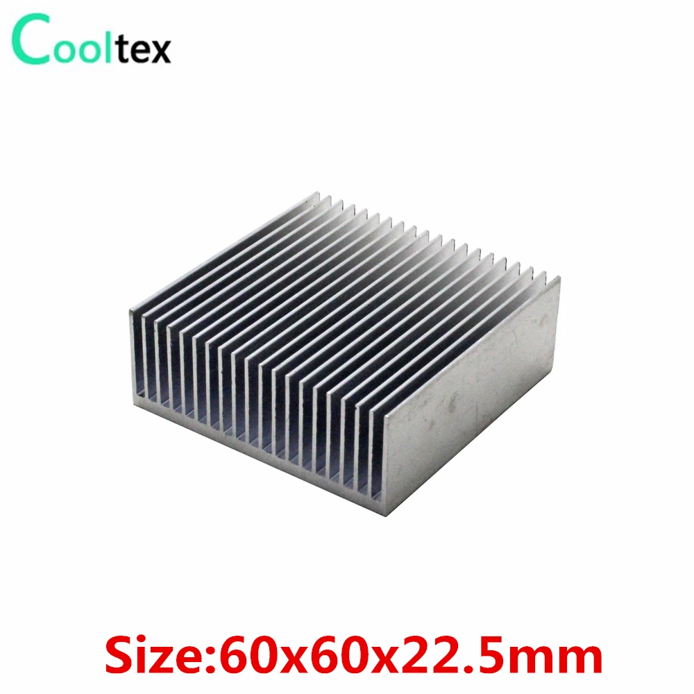

60x60x22.5mm Aluminum heatsink radiator Heat Sink COOLER cooling for electronic Chip LED heat dissipation