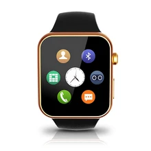 Original Leder Band Bluetooth Smart Uhr Fitness Tracker Smartwatch Call Reminder Herzfrequenzmesser für Android iPhone Sony