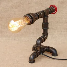 Американский кантри старинные прикроватные настольные лампы в стиле АР-деко E27/E26 110 В/220 В светодио дный для спальни кабинет гостиная Офис мастерской бар