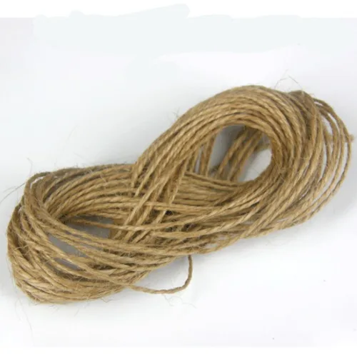 FREE Shipping 100 YARD kraft hang tag JUTE twine string ECO FRIENDLY