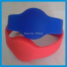 125 кГц силиконовый браслет бирка, Tk4100 браслет только для чтения, близость rfid силиконовый водонепроницаемые браслеты 120 шт./партия