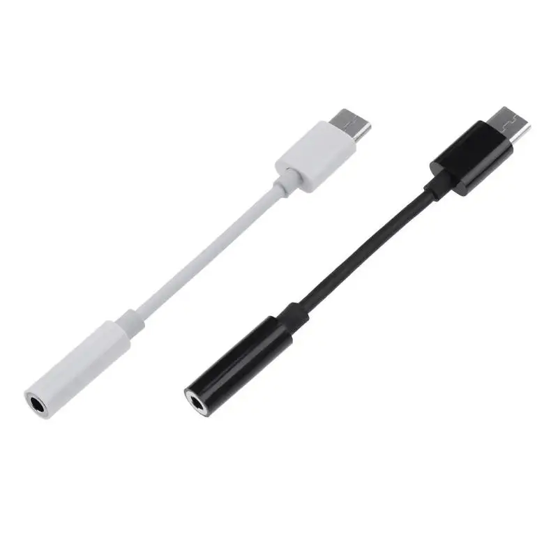 Переходник с USB Type-C 3 1 штекер на 5 мм AUX аудио гнездо для наушников | Электроника