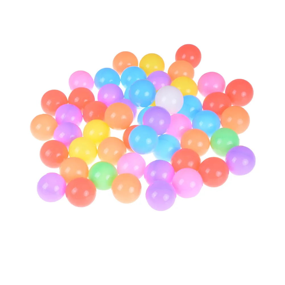 

10pcs Hot Eco-Friendly Colorful Soft Plastic Water Pool Ocean Wave Ball Baby Funny Toys Stress Air Ball Outdoor Fun Sports