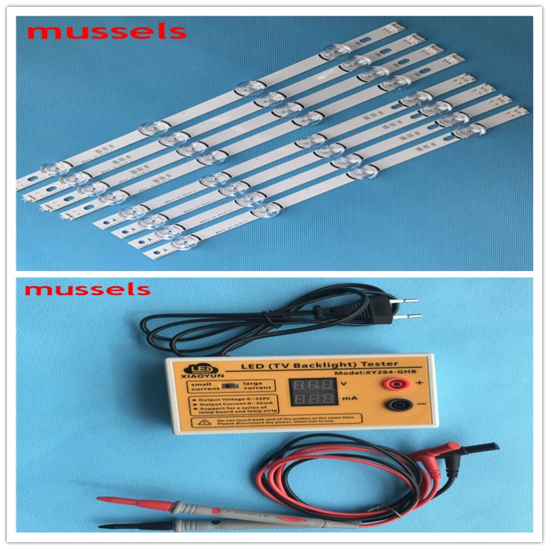 

LED backlight ForLG 42"TV 42LY320C LC420DUE innotek 42LB5610 42GB6310 6916L-1709 1956E 1957E 42LB563 8pcs and LED test tool 1pcs