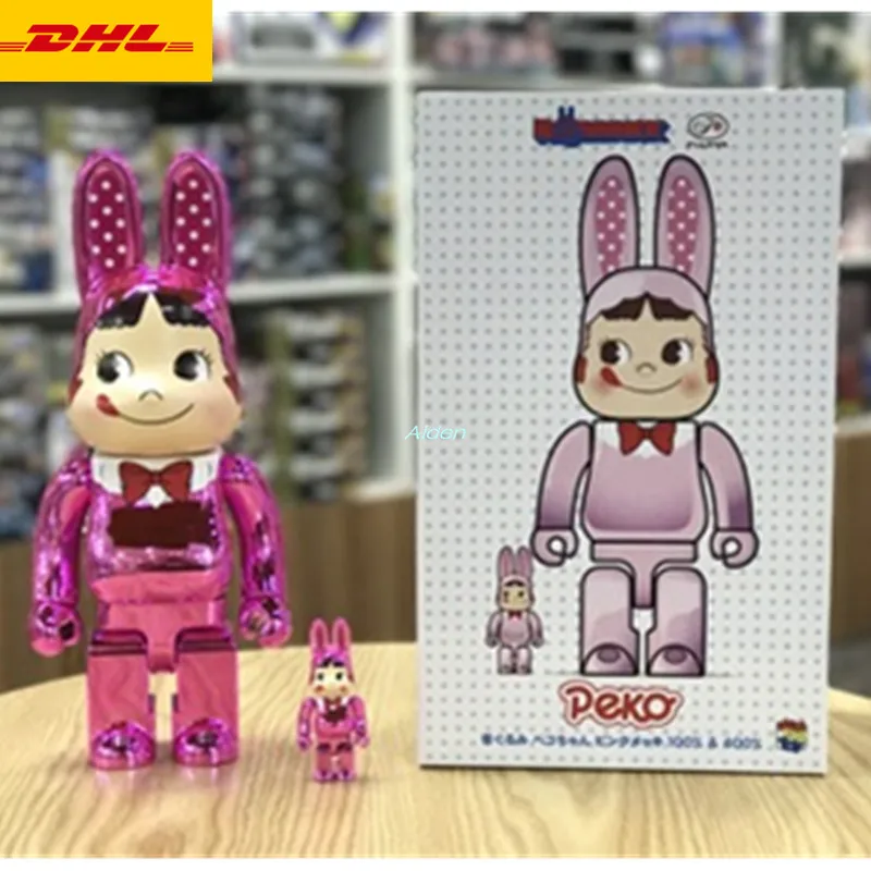

11" Bearbrick Kaws BB 100%+400% Be@rbrick Gloomy Original Fake BRIAN BASIC PVC Action Figure Collectible Model Toy BOX 28CM Z837