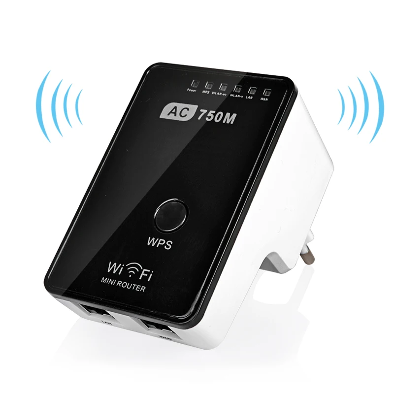 Original Wifi Router 750Mbps Mini Router Wireless Wifi Repeater Dual Band 2 4 5GHz Wifi Signal