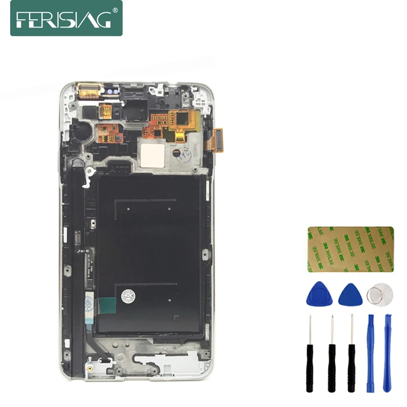 

AAAA+ For SAMSUNG GALAXY Note 3 N9005 LCD Display Touch Screen Digitizer Replacment Note3 N9005 Mobile Phone LCDs With Frame
