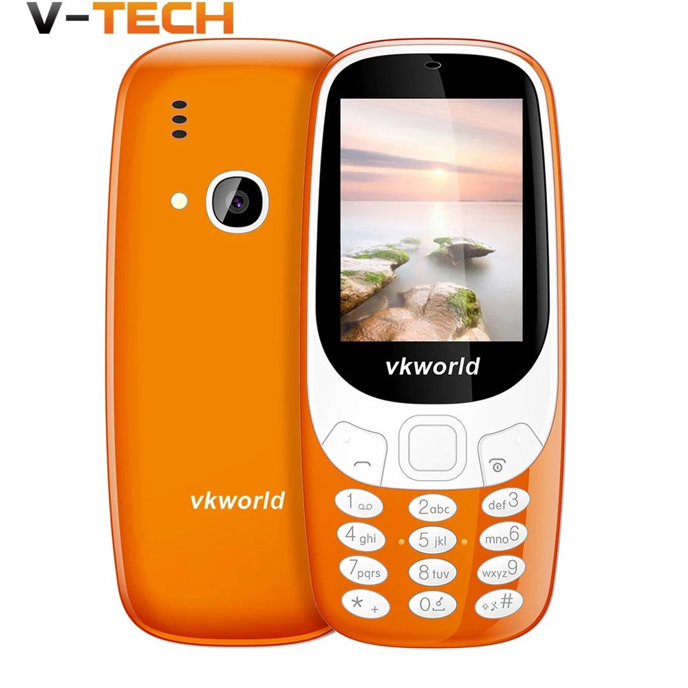 Original Vkworld Z3310 3D Screen 2 4 Inch Mobile Phone Loud Speaker FM Radio Strong LED