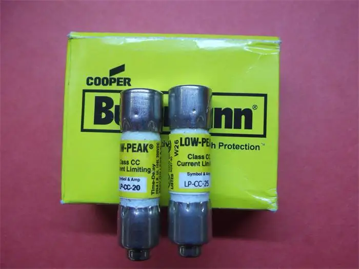 LP CC 25 LOW PEAK US BUSSMANN 10X38 delay fuse / Fuse 25A Authenticin Fuse Components from Home