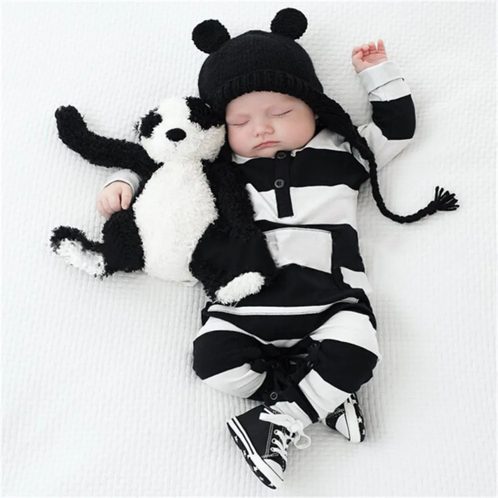 

New 2019 Autumn Baby Rompers Cotton Striped Long sleeve Newborn Toddler Jumpsuit Infant Clothing Baby Boy Girl Clothes