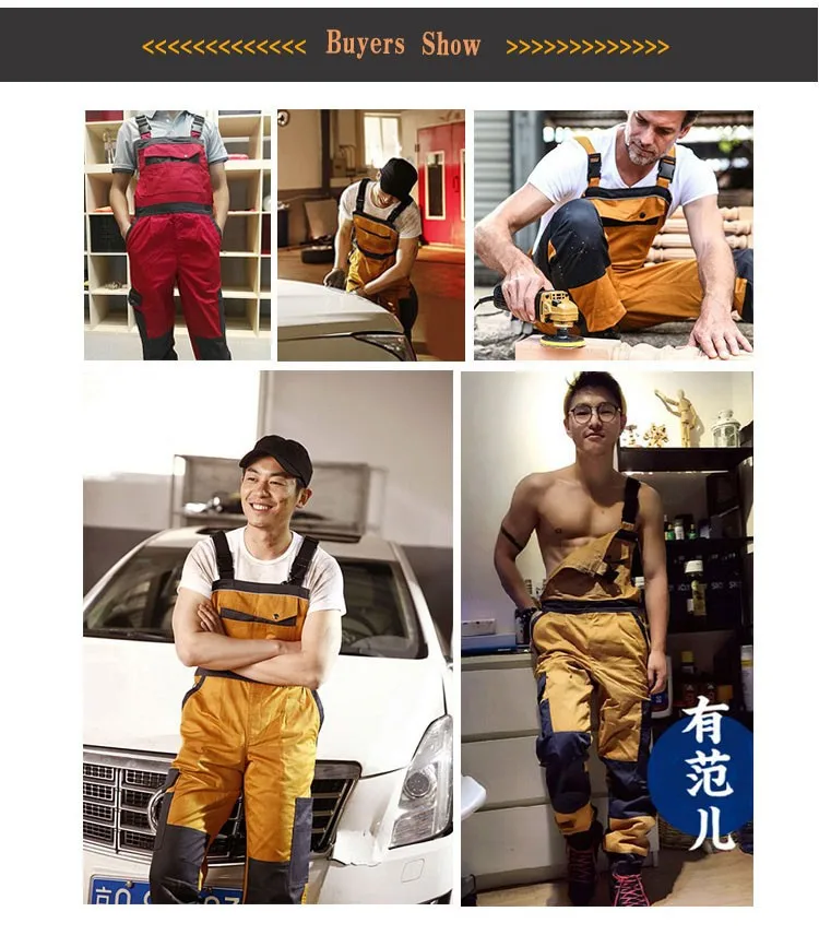 CCGK Men bib overall work coveralls uniform fashion locomotive dancing hip hop strap jumpsuit pants repairman sleeveless overalls (14)