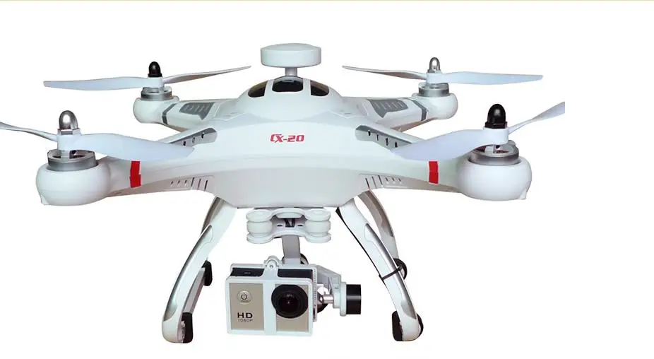 Cheerson cx 20 Professional drones with GPS for Gopro 4CH 2.4G quadcopter with camera FPV HD rc drone with camera HD 12MP 1080P