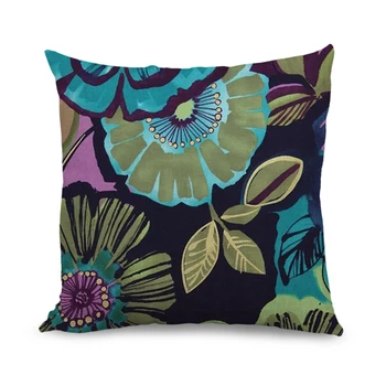 

Latest Design 18x18 inch Floral Printed Elegant Cushion Cover Seat Pillow Cases for Decor
