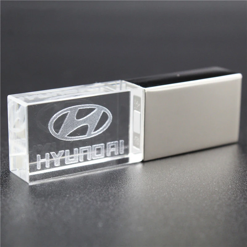 

cool Beijing Hyundai carystal car key pendrive model usb2.0 4GB 8GB 16GB 32GB pen drive USB Flash Drive creative gift Pendrive