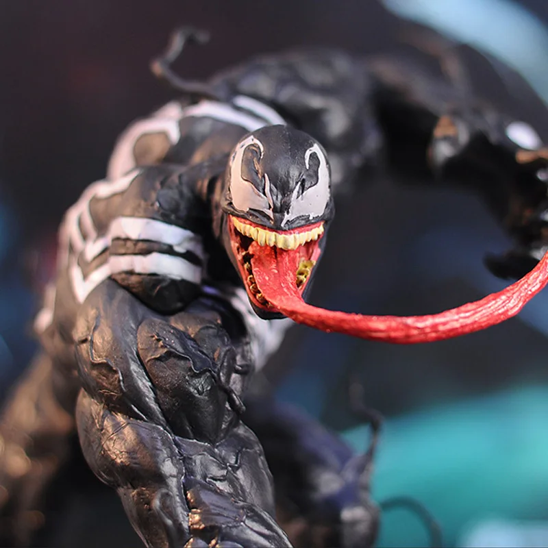 Skup Marvel Avengers niesamowite Spiderman Venom rysunek zabawki ARTFX 1 10 skala statua wstępnie malowane zestaw modeli do składania Brinquedos figurki prezent