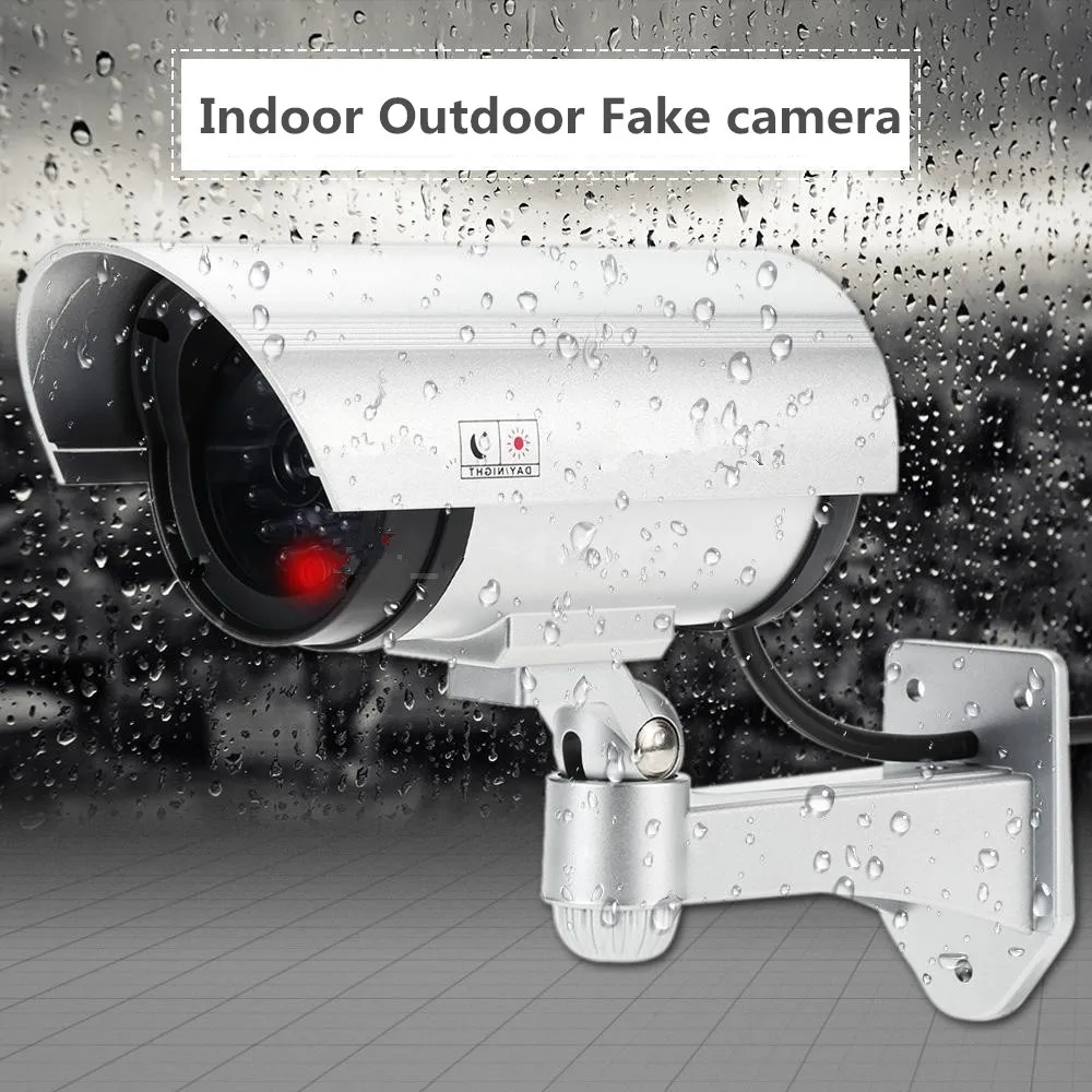  dummy camera fake cctv security wifi blinking Red LED bullet outdoor indoor simulation video survei - 33058877831