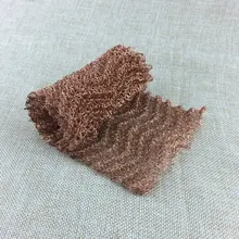 4 проволочная медная сетка для дистилляции, медная упаковка, упаковка колонки T2(M0) длина 05-500 м, ширина 10 см, диаметр проволоки 0,15 мм