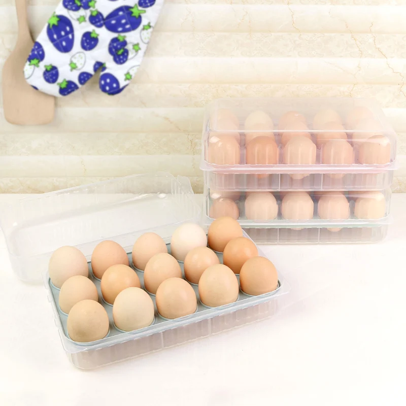 BNBS подлинный 4815 три цвета двухслойные 15 сетки портативный лоток для яиц контейнер в холодильник коробка для хранения держать яйца свежий держатель