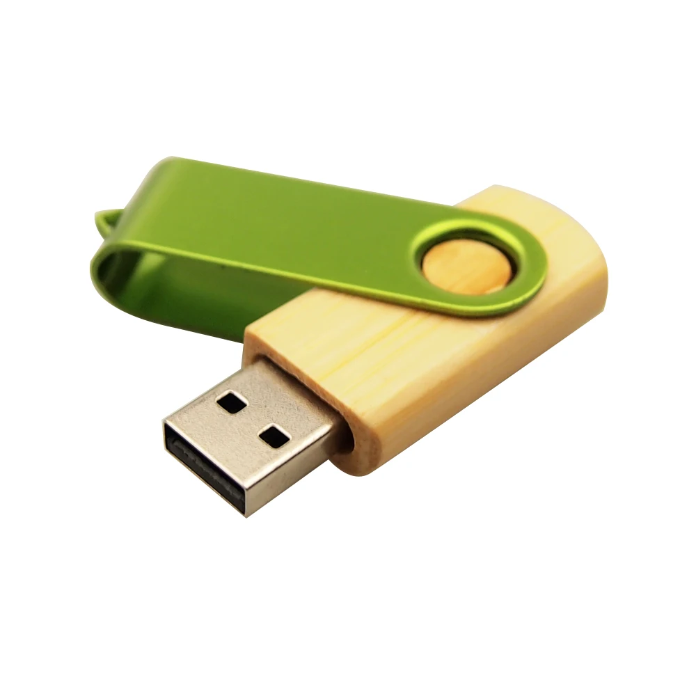 10 шт./лот дизайн логотипа Бесплатный деревянный покрытие зажим Флеш накопитель 4 ГБ 8 ГБ оперативной памяти, 16 Гб встроенной памяти, 32 ГБ флэш-накопитель Бизнес подарок с изготовленным на заказ с логотипом, USB Стик - Цвет: Green with Bomboo