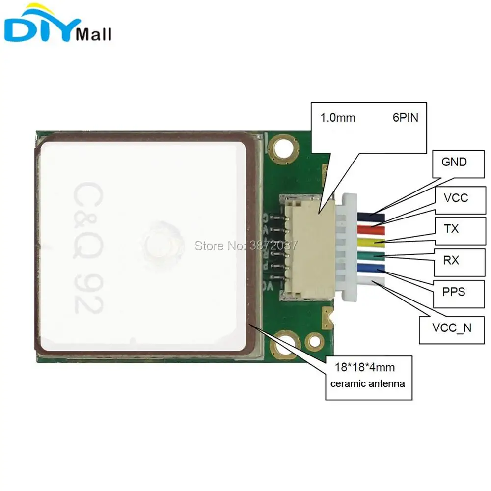 Gps модуль gps позиционирования навигационный рекордер GALILEO SBAS 9600bps + GPS антенна для