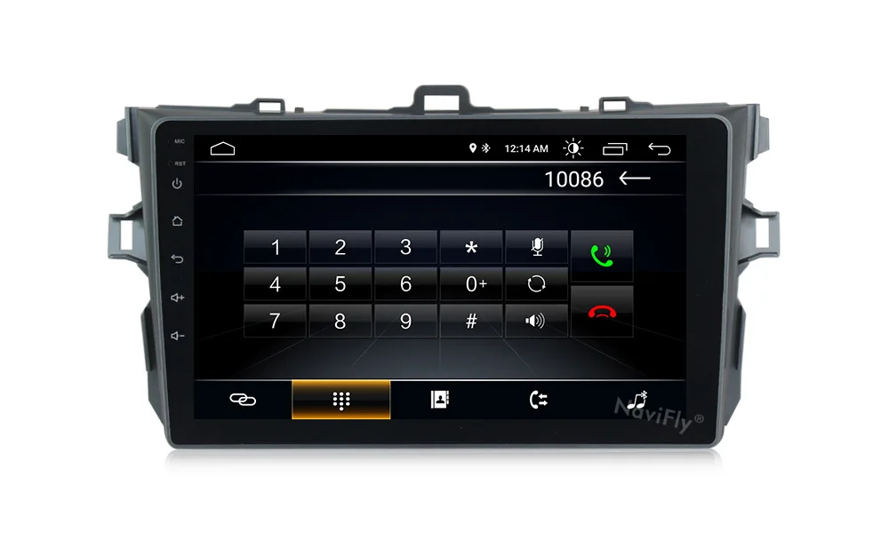 Sale NaviFly 1G+16G/2G+32G Android 8.1 car multimedia player for Toyota corolla 2006-2011 9 inch car stereo radio video audio player 10