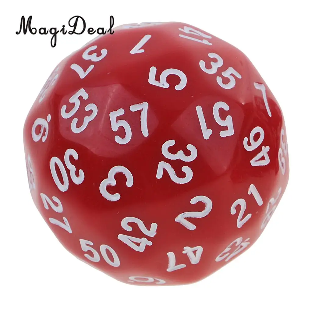10 Pieces Acrylic Digital Dices Multi-Sided Dice Set for RPG Playing Game Tabletop Games Board Game Children Adult Youth Toys