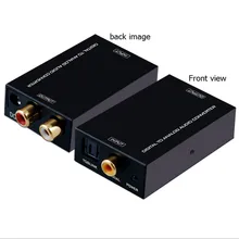 Оптический Коаксиальный S/PDIF к RCA L/R аудио, цифровой аудио к аналоговому аудио оптического волокна к AV конвертер MT-DA21