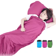 AONIJIE Portable Folding Ultralight Envelope Single Sleeping Bag Liner Outdoor Camping Hiking Travel Laybag Accessories