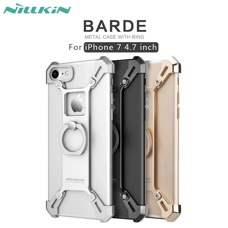 bilder für Für iphone 7 capa handy-telefon standplatz-abdeckung Nillkin barde metall tough zurück Abdeckung ring form halter für iphone 7 plus fall 4,7 zoll bilder für Für iphone 7 capa handy-telefon standplatz-abdeckung Nillkin barde metall tough zurück Abdeckung ring form halter für iphone 7 plus fall 4,7 zoll