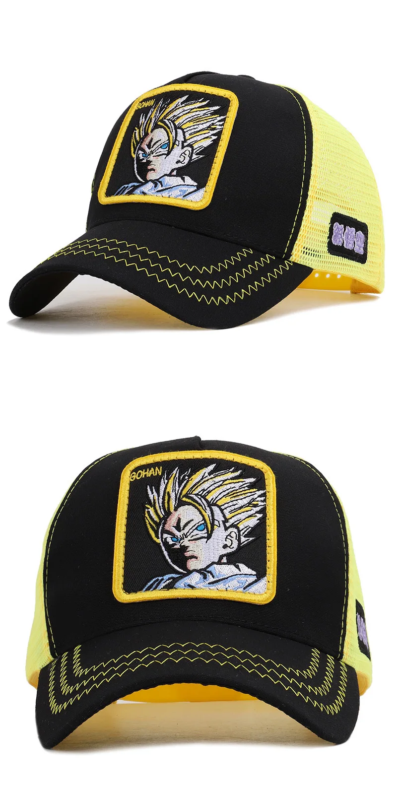 Бренд Dragon Ball Z Goku VEGETA MAJIN бейсболка Snapback для мужчин и женщин Кепка в стиле хип-хоп дальнобойщик папа шляпа высокое качество Прямая