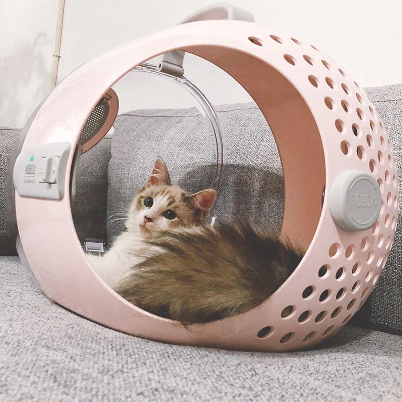 Travel Capsule Cat Carrier Cat Capsule Out of Bag Mobile Cats Nest Breathable Transparent Pet Bag for Dog Rabbit Pet Rat