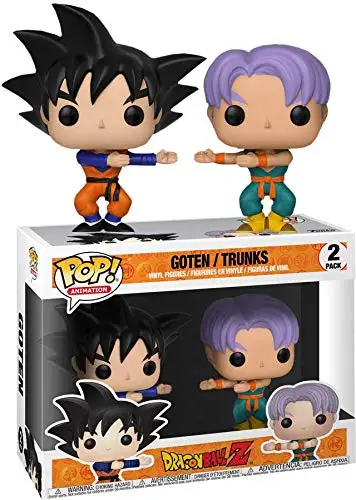 Эксклюзивный Funko pop Amine: Dragon Ball Z-Goten/trunks 2 пары виниловых экшн-фигурок Коллекционная модель игрушки с оригинальной коробкой