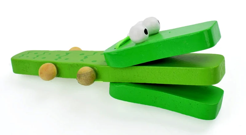 Монтессори игрушечные лошадки Обучающие деревянные игрушки для детей раннего обучения детей интеллект кольцо в виде крокодила доска игрушка