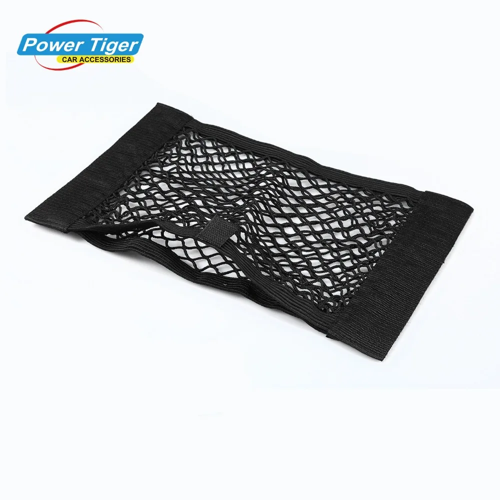 

Car truck Back Rear Seat Magic Sticker Elastic String Net Mesh Storage Bag Pocket Cage Organizer